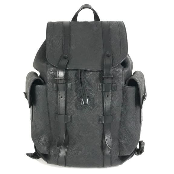 Pre-Owned LOUIS VUITTON M55699 Taurillon Monogram Christopher MM Backpack in Leather,... (Good)