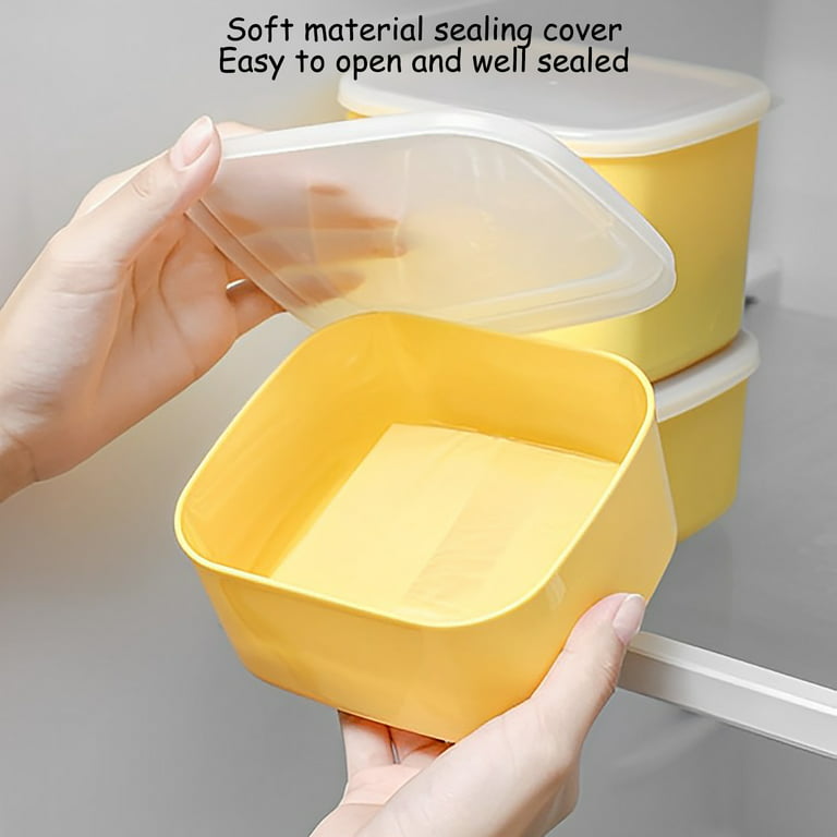wulikanhua 2 Pack-Plastic Bacon Storage Containers with lids airtight Cold  Cuts Cheese Deli Meat Saver Food Storage Container for