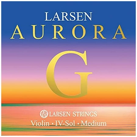Larsen Aurora, Violin G String, (Synthetic/Silver), 4/4, Medium