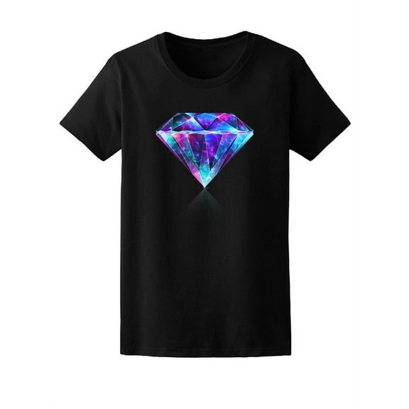 Purple Crystal Jewelry Gemstone T-Shirt Women -Image by Shutterstock, Female x-Large