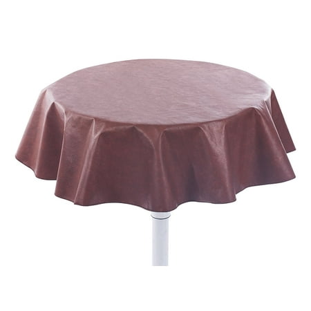 Heavy Duty Flannel Backed Round Vinyl Tablecloth Äì 6 Gauge Heavy Duty Flannel Backed Round Vinyl Tablecloth Äì 6 Gauge Thickness Indoor And Outdoor
