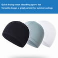 thumbnail image 4 of Trgacdwlo Skull Caps Soft Lightweight Hats Moisture Wicking Stretchy Breathable Helmet Liner for Men and Women Caps Dark Gray, 4 of 4