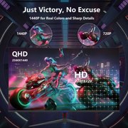 Sealan 27inch Curved Gaming Monitor 2k QHD(2560*1440) 165HZ,1800R ,99% sRGB , AMD FreeSync Premium Display, Eye Care, HDMI 3ms MPRT - Ideal for Gaming & Entertainment