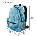 thumbnail image 4 of DIXRUYEE Backpack Schoolbag Frozen White Roses Pattern 15L/18L 2-SIZE, 4 of 8