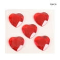 thumbnail image 3 of Heart Rhinestone Stickers Acrylic Crystal Gems Household Necklace Bracelet Jewelry Multipurpose Decorative Handheld Clothes Scrapbooking DIY Crafts Necklace Red, 3 of 6
