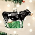 thumbnail image 4 of Old World Christmas Black Dairy Cow Glass Blown Ornament for Christmas Tree, 4 of 4