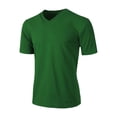 thumbnail image 2 of Ma Croix Mens Active Solid V-Neck T-Shirts Heavy Blend Cotton Short Sleeve, Up to 5XL, 2 of 4