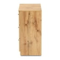 thumbnail image 5 of Baxton Studio Decon Modern and Contemporary Oak Brown Finished Wood 3-Drawer Storage Chest, 5 of 8