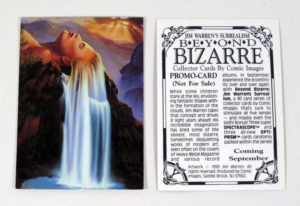 1993 Jim Warrens Surrealism Beyond Bizarre Full Set Of Trading Cards