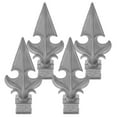 thumbnail image 1 of LITINKIMI 4Pcs Horizontal Termination Cap Dark Grey Cast Aluminium Replacement Finials for Railing, 1 of 7