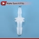 thumbnail image 4 of Conector de Tubería Recta de Plástico para Manguera Barb 3/16" x 1/4" OD Clear 5 Pcs, 4 of 7