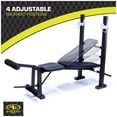 thumbnail image 4 of Athletic Works Standard Bench & Rack Combo with Leg Press, 4 of 7