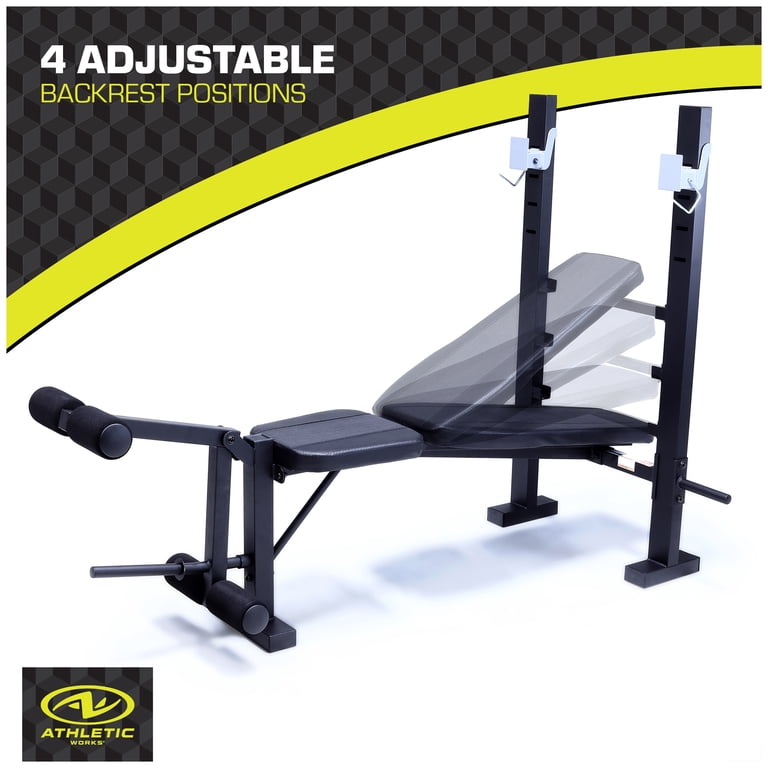 Athletic Works Standard Bench & Rack Combo with Leg Press photo 3
