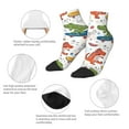 thumbnail image 5 of Pofeuu Dinosaur Print 30cm Socks, Adult Running Hiking Socks for Youth and Adult, 5 of 7
