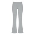 thumbnail image 5 of Audhol Yoga Pants Women Women's Flare Leggings Fold Over Yoga Pants Yoga Leggings Flare Workout Gym Pants Flare Leggings for Women Grey S, 5 of 5