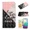 Tricolor, variant on Color embossed advanced flip magnetic closure bracket function card clip PU leather phone protective case suitable for Xiaomi 11 pro phone case