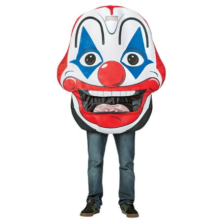 Clown Mouth Head Men's Adult Halloween Costume, One Size,