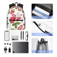 thumbnail image 6 of Vsdgher Strawberry1 Print Unisex Large Capacity Bookbag Schoolbag Casual Daypack for High School/College/Teens/Travel/Work, 6 of 8