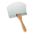 thumbnail image 3 of Birdeem Wooden Handle Stainless Steel Curved Blade, Bricklayer Plastering Tool Knife, 3 of 10