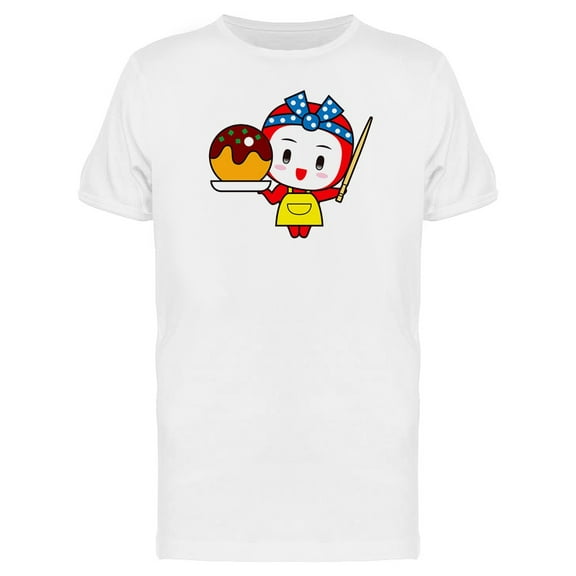 Octoppus Girl Holder T-Shirt Men -Image by Shutterstock, Male Large