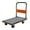 Orange, variant on ARTMAN Flatbed Cart, 660lbs Heavy Duty Capacity Platform Hand Truck 360 Degree Swivel Wheels Foldable Push Hand Cart for Loading and Storage, Warehouse-Blue