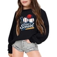 thumbnail image 2 of IWRICH Kids 100 Days of School Sweatshirts Baseball Teaching School Days Inspirational Graphic Tops,Size 3-14 Years Black 150, 2 of 4