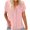 Pink, variant on asdoklhq Juniors Plus Tops & T-Shirts,Women Solid V-Neck Lace Crochet Eyelet Short Sleeve Casual Shirts Blouses Tops