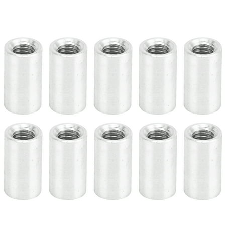 

Aluminum Alloy Standoff Round Standoffs High Hardness M4x0.7mm 6mm Outer Dia Durable 10Pcs For Structure Supporting For Workpiece Connecting 8mm 9mm 10mm 11mm 12mm