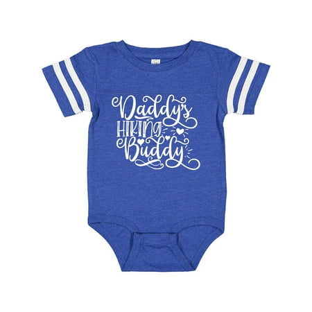 

Inktastic Daddy s Hiking Buddy with Hearts Gift Baby Boy or Baby Girl Bodysuit