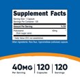 thumbnail image 3 of Nutricost Policosanol 40mg, 120 Capsules - Gluten Free, Non-GMO, Supplement, 3 of 5