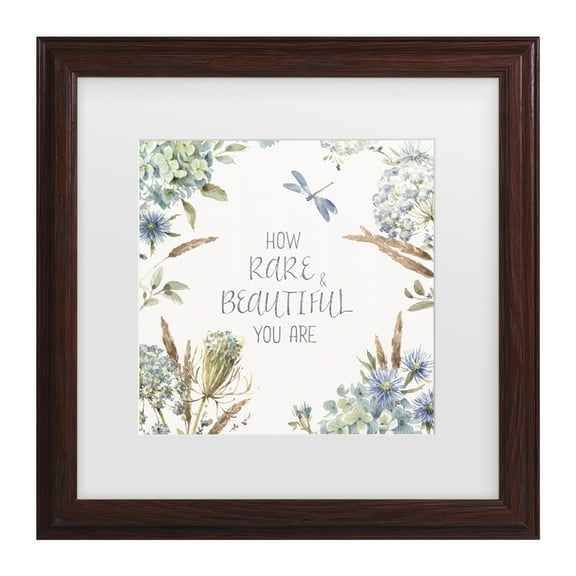 Lisa Audit 'Bohemian Blue 10' Matted Framed Art