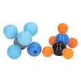 thumbnail image 4 of Kit de modelo de estructura molecular: bola de moléculas con enlace proporcional para el aprendizaje de química orgánica e inorgánica., 4 of 14