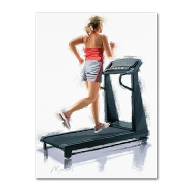 Trademark Fine Art 'In the Gym' Canvas Art by The Macneil Studio