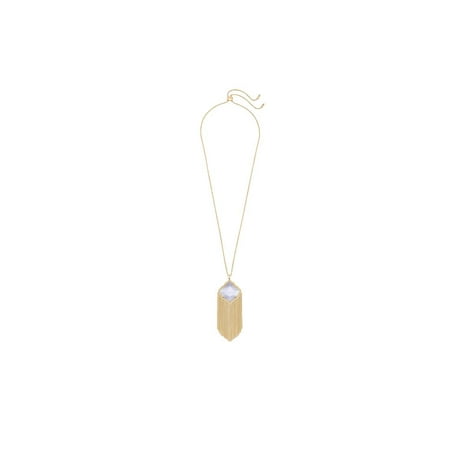 Kendra Scott Women's Kingston Pendant Necklace Gold Slate Cat Eyes
