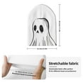 thumbnail image 2 of Yiaed Cute Ghost Simple Drawing Print Winter Beanie for Men Women, Fleece Lined Beanie Soft Warm Knit Hat Ski Stocking Cuffed Ca, 2 of 6