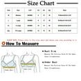 thumbnail image 2 of Bigersell Open Back Sports Bra Fashion Women Lace Backless Solid Strap Wrap Hollow Out Bra Underwear Regular Size Strappy Sports Bra, Style 5288, 36B, 2 of 3
