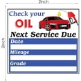 thumbnail image 2 of Oil Change Service Due Reminder Static Cling Stickers for Window with No Residue Car Stickers 2inch 250Pcs, 2 of 6
