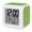 Avocado Green, variant on Grey Digital Alarm Clock for Bedrooms, Smart LED Alarm Clock with 7 Color Changing Night Light, Modern Pure Gray Silent Wake Up Clocks for Sleep Study Cooking 3.2"x3.2"