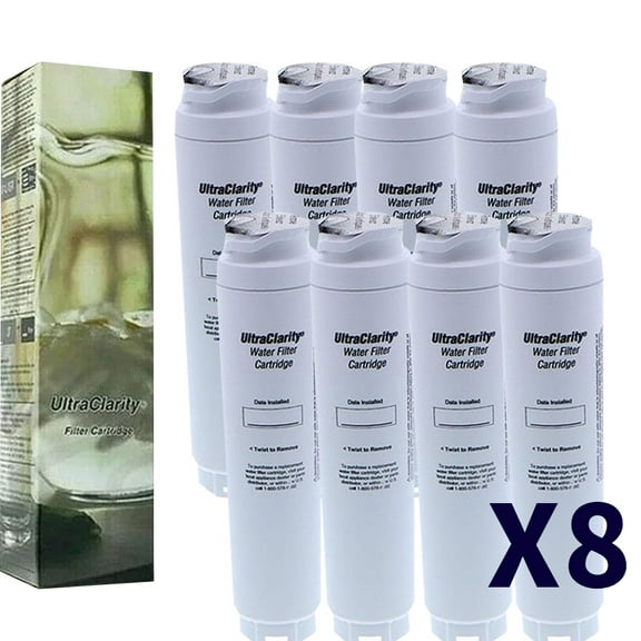 8 Pack BOSCH / Cuno 9000 077104 UltraClarity REPLFLTR10 RefrigeratorFilter Replacement