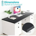 thumbnail image 5 of Kaboon Universal Table Top, 55x23.62 inch, Black, 5 of 6