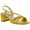 Yellow, variant on Bellini Womens Fling Slip On Open Toe Heels