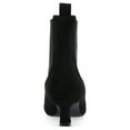 thumbnail image 4 of Journee Womens Tenlee Pull On Chelsea Kitten Heel Booties, Widths Available, 4 of 10