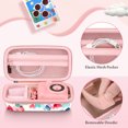 thumbnail image 3 of Fintie Kids Camera Case Compatible with ESOXOFFORE, MINIBEAR, Dylanto, WEEFUN and More Instant Camera for Kids Digital Video Cameras, Hard Carrying Bag with Inner Pocket, Raining Hearts, 3 of 7