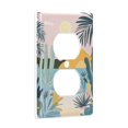 thumbnail image 2 of Yayeee Duplex Wall Plate 1-Gang 4.5"x2.7" Home Receptacle Light Switch Decorative Outlet Cover, Boho Style Sun, 2 of 7