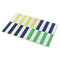 thumbnail image 4 of Mainstays 6 ft. x 9 ft. Blue, White and Green Polyweave Outdoor Rug, Cabana, 4 of 9