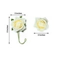 thumbnail image 3 of Efavormart 24 Roses | 2" Artificial Foam Rose With Stem And Leaves for  Wedding Party Home Event Décor Wedding Anniversary Party - Cream, 3 of 10