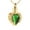 Green, variant on Love Heart Wrapped in Wings Urn Pendant Memorial Cremation Jewelry for Ashes Keepsake Memory Necklace