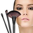 thumbnail image 3 of Makeup Brushes 24pcs Makeup Brush Set Kabuki Foundation Blending Brush Face Powder Blush Concealers Eye Shadows Make Up Brushes Kit with Bag - Black, 3 of 8