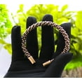 thumbnail image 5 of Pure Copper Viking Style Wire Braided Oxidized Handmade Classic Cuff Bracelet Gift Jewelry, 5 of 5