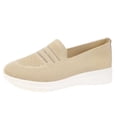 thumbnail image 2 of AUDeals Women's Orthopedic Sneakers, Breathable Woven Mesh Shoes with Arch Support for Standing All Day Comfort (Beige, 9), 2 of 9